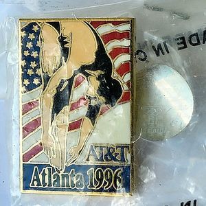 Olympic Memorabilia Atlanta‎ 1996 AT&T Diver Vintage Tack Pin 413724 Sealed